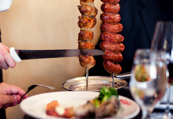 Eat to Your Heart's Content Brazilian Churrasco - Premium "Chef's Table" Three-Course Dining for Two People - Options for up to Six People