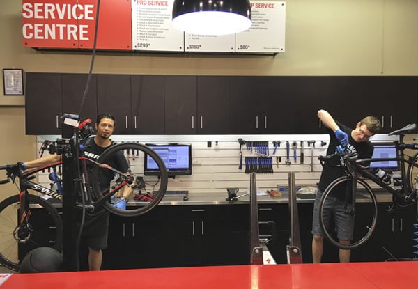 Graba Bike Service - Options for a Comp, Expert or Pro-Bike Service
