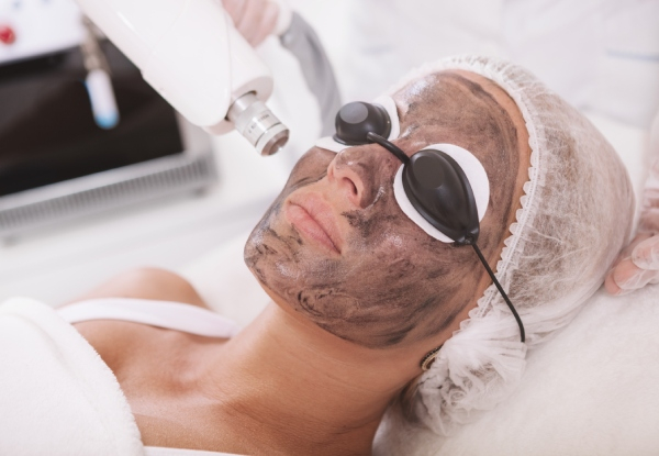 Rejuvenating Carbon Laser Facial for One - Option for Face Only, Face & Neck, or Face, Neck & Decolletage