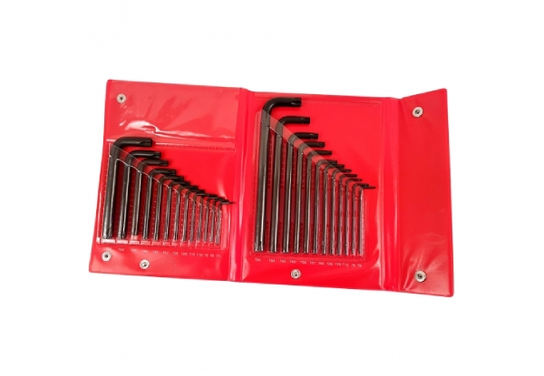 25-Piece Combination Hex Key Set incl. 25-Piece Tamper Torx Key Set