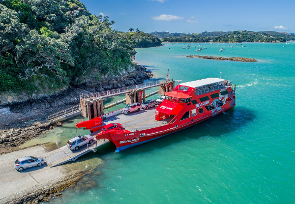 Return Ferry Trip from Wynyard Wharf to Waiheke incl. One Car & Two Adults - Option for Car & Four Adults