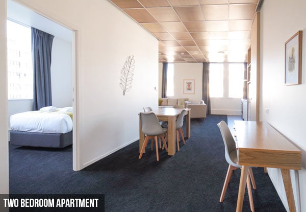 One Night Stay in a Two Bedroom Apartment for Four People - Options for Two or Three Nights - All Options incl. Late Checkout, $40 Meal Voucher & Wifi