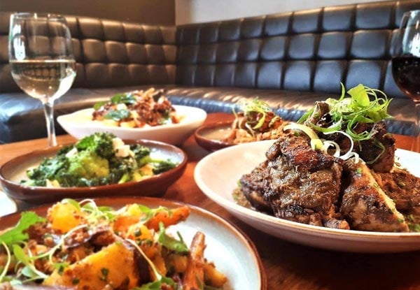 $60 Food & Beverage Voucher for Two People - Options for up to Six People
