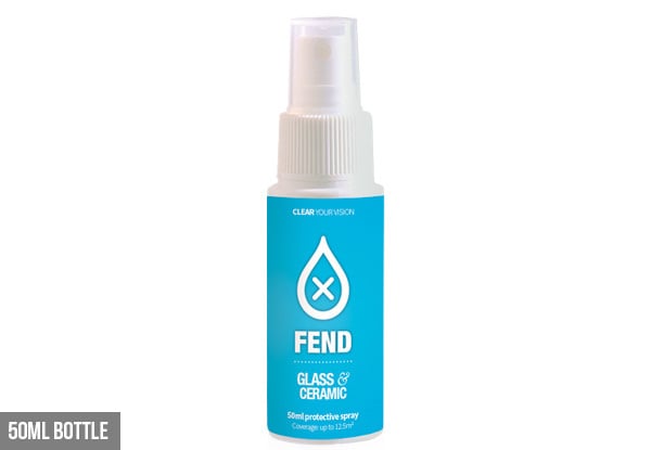 $35.99 for a 50ml Bottle of Fend Glass and Ceramic Protective Spray, or $99.99 for a 125ml Bottle