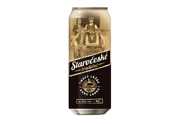 24-Pack 4.8% 500ml Staroceske Dark Lager Beer