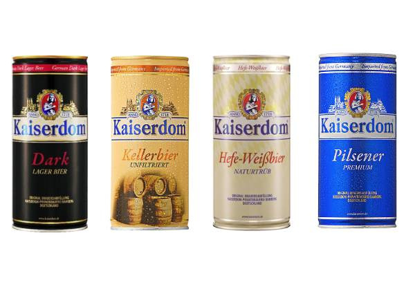 12-Pack Kaiserdom 1L Beer - Four Options Available