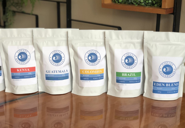 Two-Pack 1KG Annabelles Coffee Blend Bags - Five Blends Available