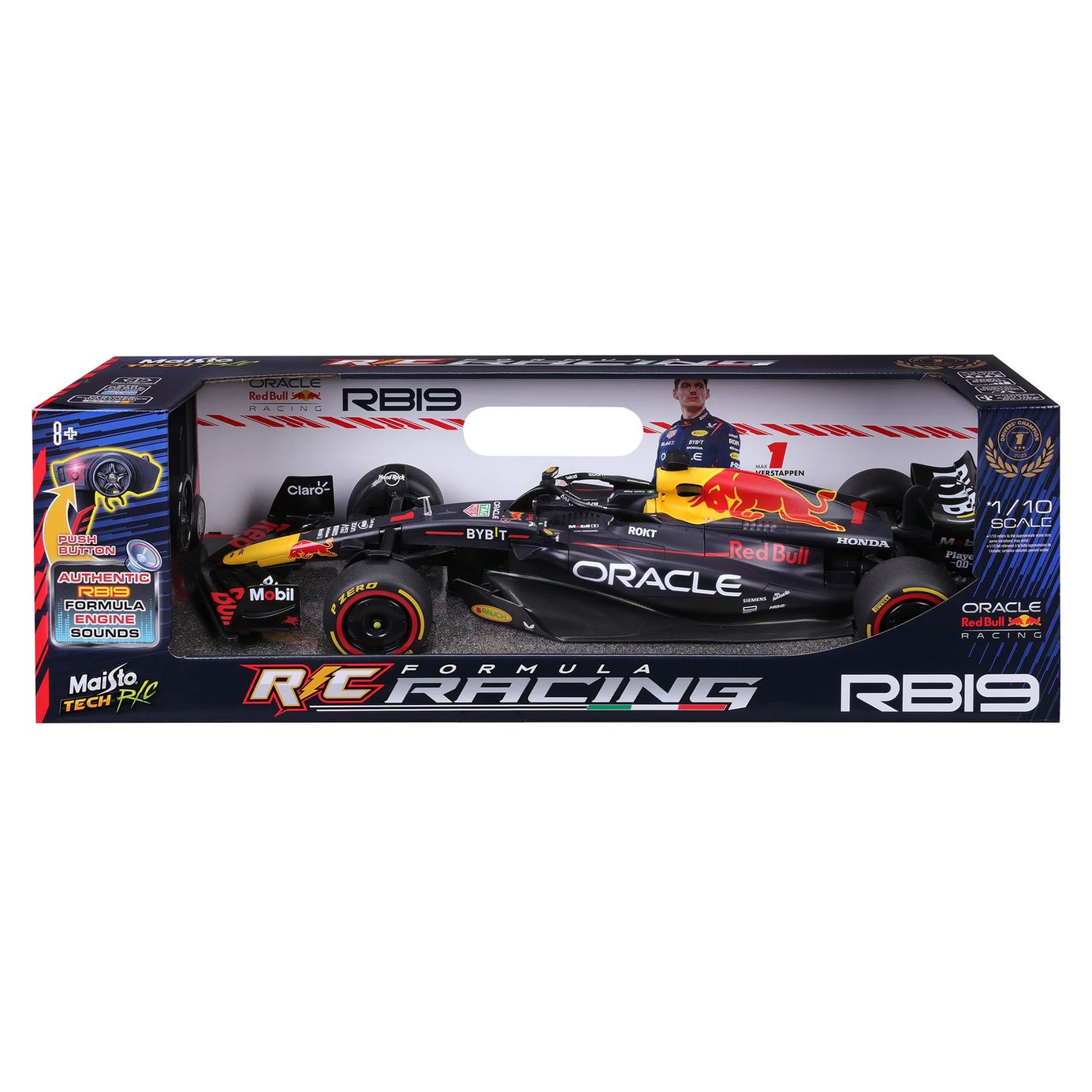 Maisto 1:10 F1 Red Bull RC Car RB-19 Verstappen #1