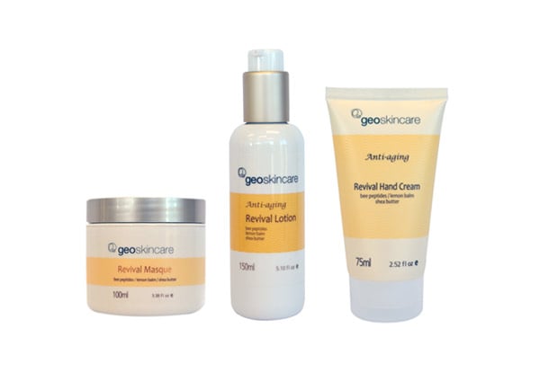 $64.35 for an Anti-Aging GeoSkincare 3-Piece Pack (value $128.70)