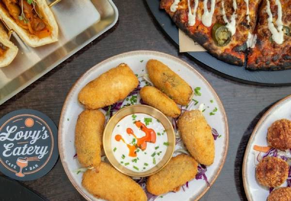 $50 Voucher for a Dining Experience for Two at Lovy's Eatery