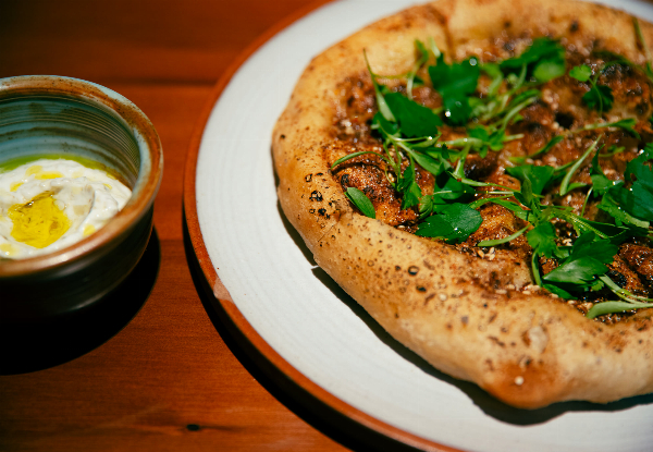One Pizza & One Teapot of Gin for Two People - Option for Four People