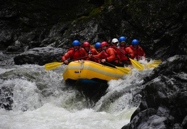 Epic Whitewater Grade 3 River Rafting, or Inflatable Kayak / Double Duckie River Tour incl. Lunch & Photos