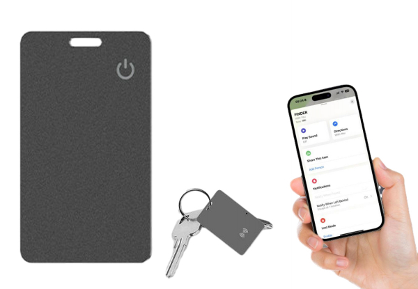 Wallet Tracking Card Compatible with Apple Find My App - Option for Two
