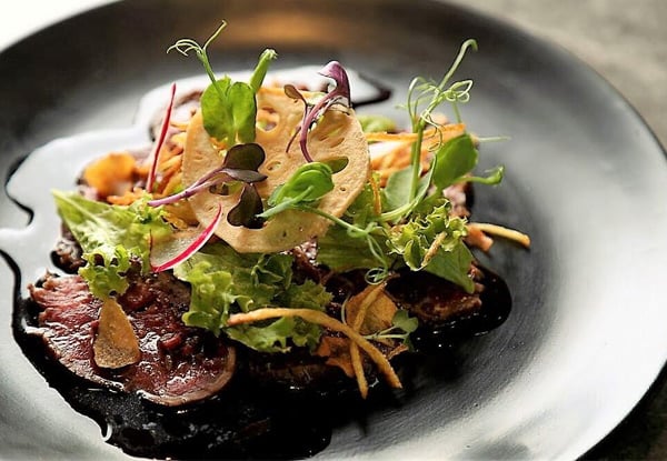 Three-Course Fine Dining Asian Fusion Lunch for Two People - Options for Four or Six People