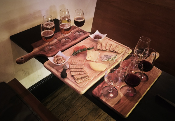 Craft Beer or Wine Tasting for Two incl. Cheese Board to Share
