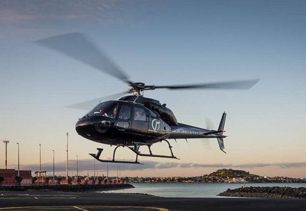 $349 for Three-Course Meal & Scenic Helicopter Flight for Two People – Options for Groups of Four, Six & Eight People