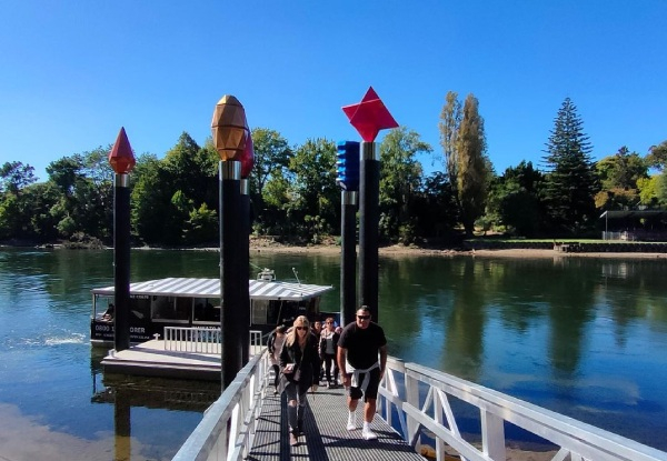 Two-Hour Weekday Cruise on the Waikato River for Two People incl. a Complimentary Non-Alcohol Beverage