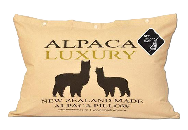 $119 for an NZ-Made Alpaca Pillow - 50% Lambswool, 50% Alpaca Fibre