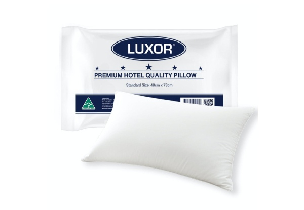 Luxor Standard Pillow Size - Option for Two-Piece