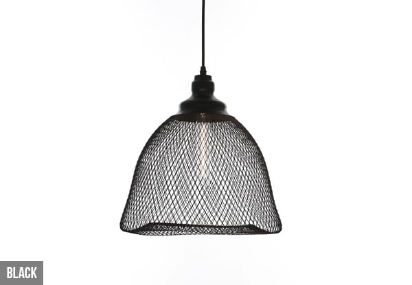 $33 for a Lattice Wire Light Pendant – Available in Two Colours