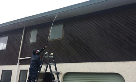$99 for a Full Exterior Professional Pressure House Wash for a 2-3 Bedroom Single Storey Home (up to 120 sqm) / $149 for a 3-4 Bedroom Single Storey Home (up to 160 sqm)