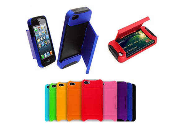 $8 for an iPhone 4/4s, 5/5s, 5c Dual Layer Credit Card Case