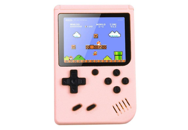 500 in 1 Handheld Gaming Console - Pink