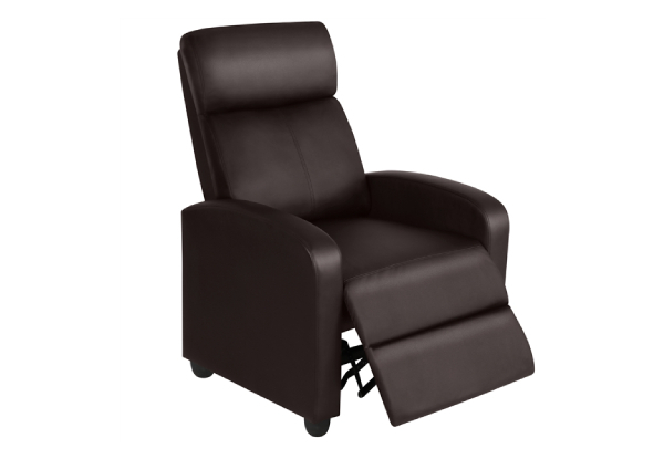 Adjustable PU Leather Single Recliner Sofa Chair