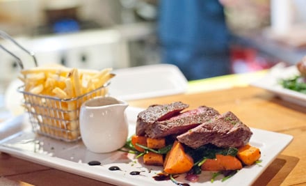 $49 for a Two-Course Dinner for Two incl. Drinks