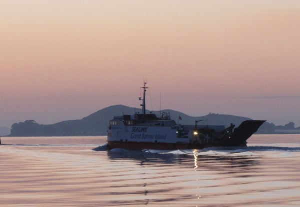 $279 for a Return Ferry Trip for One Car & Two Adults to Great Barrier Island (value up to $540)