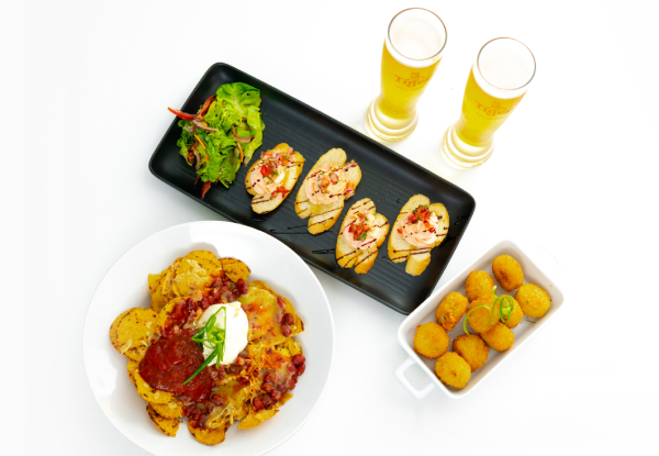 Bar Snacks & Tiger Crystal Beers