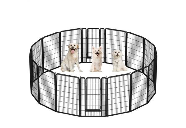 12-Panels Pet Playpen Dog Fence
