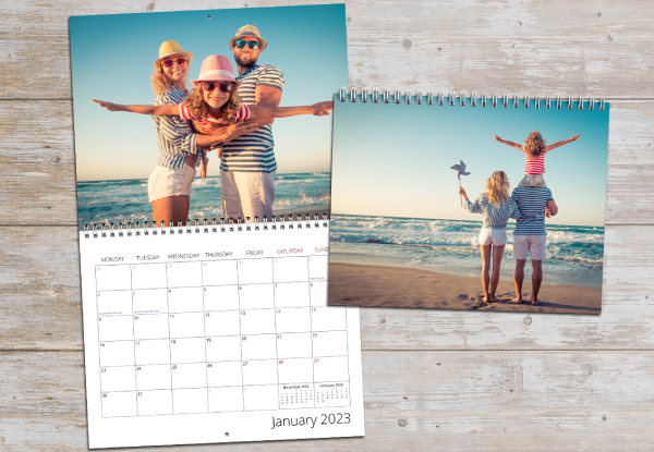 One A4 Flip Wall Calendar - Options for up to Ten Flip Wall Calendars & One Desk Calendar