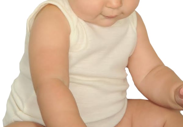 $18 for a Merino Wool Baby Singlet - Available in Four Sizes