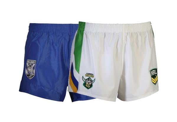 NRL ISC Bulldogs or Raiders Shorts