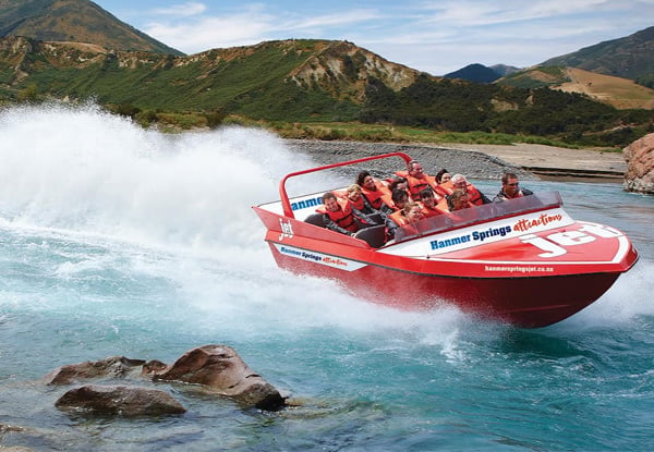Hanmer Springs Jetboat Ride on the Waiau Uwha River - Adult & Child Options Available