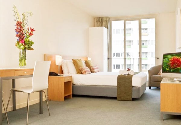 $98 for a One-Night Wellington Stay for Two People in a Studio Apartment incl. Wifi