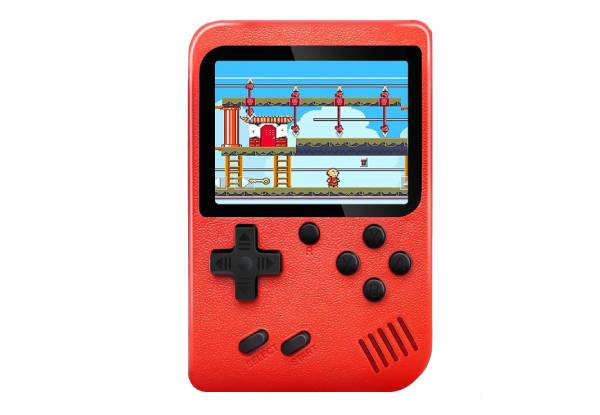 500 in 1 Handheld Gaming Console - Red