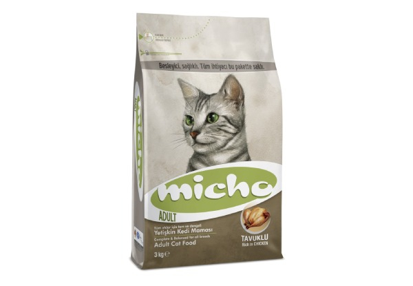 Two-Pack of 3kg Bags of Micho Adult Cat Food