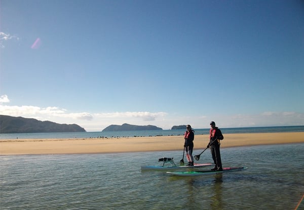 $18 for Two Hours of Solo Exploring by Stand-Up Paddleboard in the Abel Tasman National Park (value up to $40)
