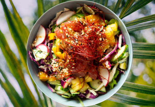 Healthy Regular Hawaiian Yeah Bowl Poke with a Japanese Twist - Britomart Location