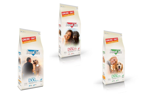 15kg BonaCibo Adult Dog Food Range - Three Flavours Available