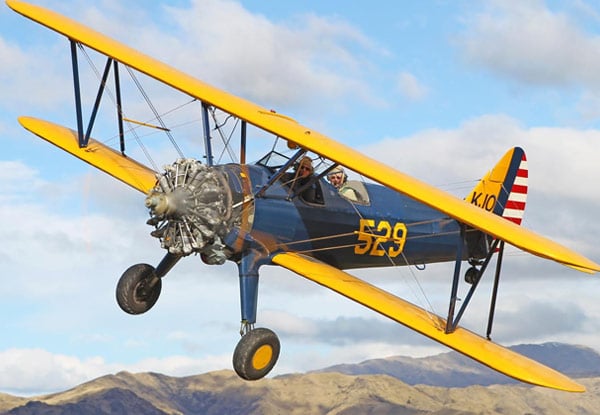 Ten-Minute Flight in a Vintage Boeing Biplane
