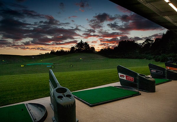 $19 for a Jumbo Bucket of Golf Balls, Club Hire & a Hot or Cold Beverage (value up to $30)