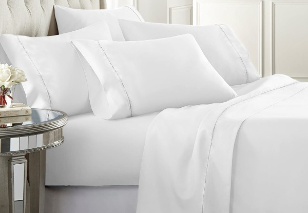 Ramesses Elite 1500TC Egyptian Cotton Sateen Queen Sheet Set - Four Colours Available