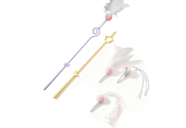 Two-Pack Pet Cat Teaser Toy