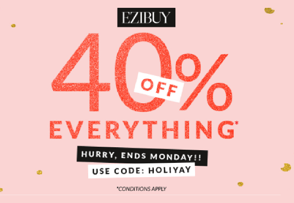 40% Off Everything* Boxing Day Sale incl. Urban, Plus Size, European, Beachwear Collections & Accessories, Pumpkin Patch Kids & Homeware