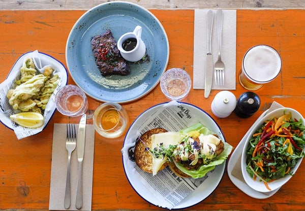 $40 for Four Plates from the New Dinner Menu – Options for up to 12 Plates (value up to $216)