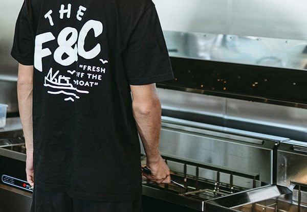 Two Fresh Fish & Scoop of Chips