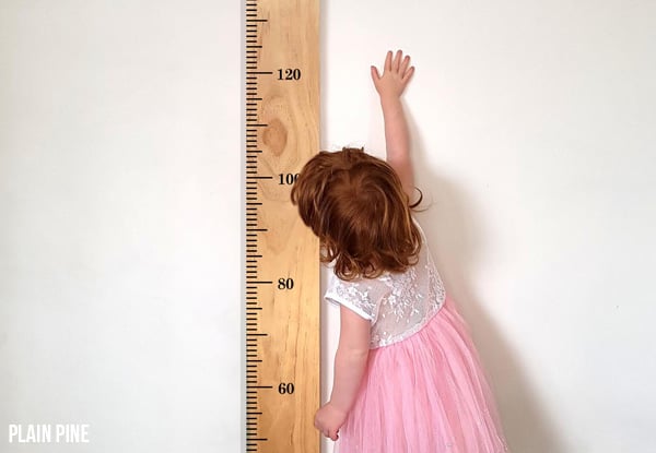 Little Miss Viking Wooden Height Chart - Four Options Available incl. Nationwide Shipping